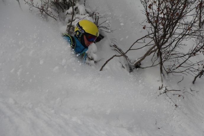 Bottenlös pudersnö – hang efter hang