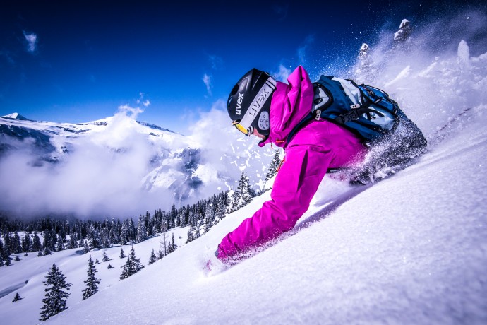 Freeride i pudersnö