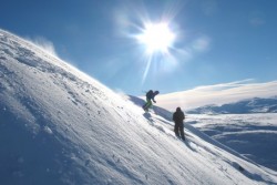 Nu är det skidåkning i Hemsedal