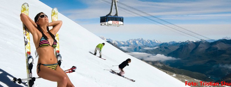 Här kan du åka skidor på sommaren