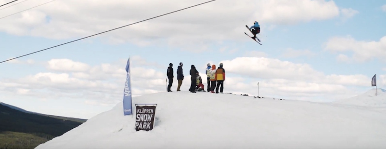 SM i snowboard och freeskiing på Kläppen.