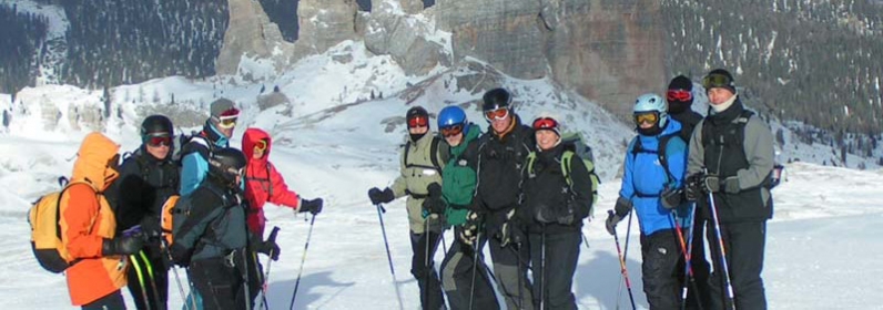 Skidsafari i Dolomiterna