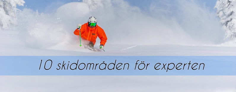 10 skidområden för experten