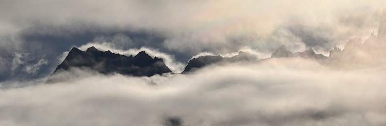 Vit familjejul i ikoniska Chamonix